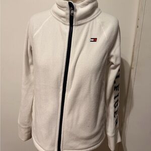 Tommy Hilfiger Ivory Zip-Up Fleece